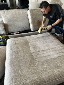 Sofa Cleaning in Louisville, Colorado by Dr. Bubbles LLC